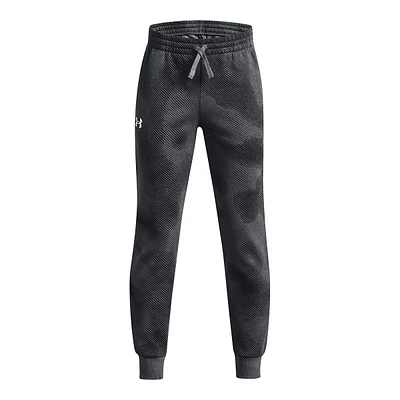 Under Armour Boys' Rival Fleece Printed Joggers Pants