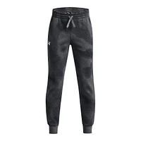 Under Armour Boys' Rival Fleece Printed Joggers Pants