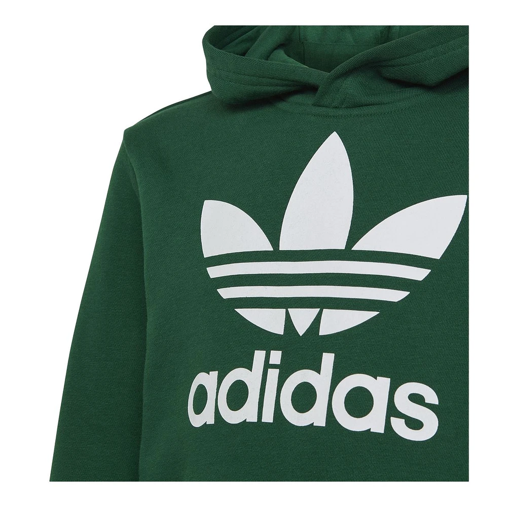 adidas Boys' Trefoil Hooded Sweatshirt