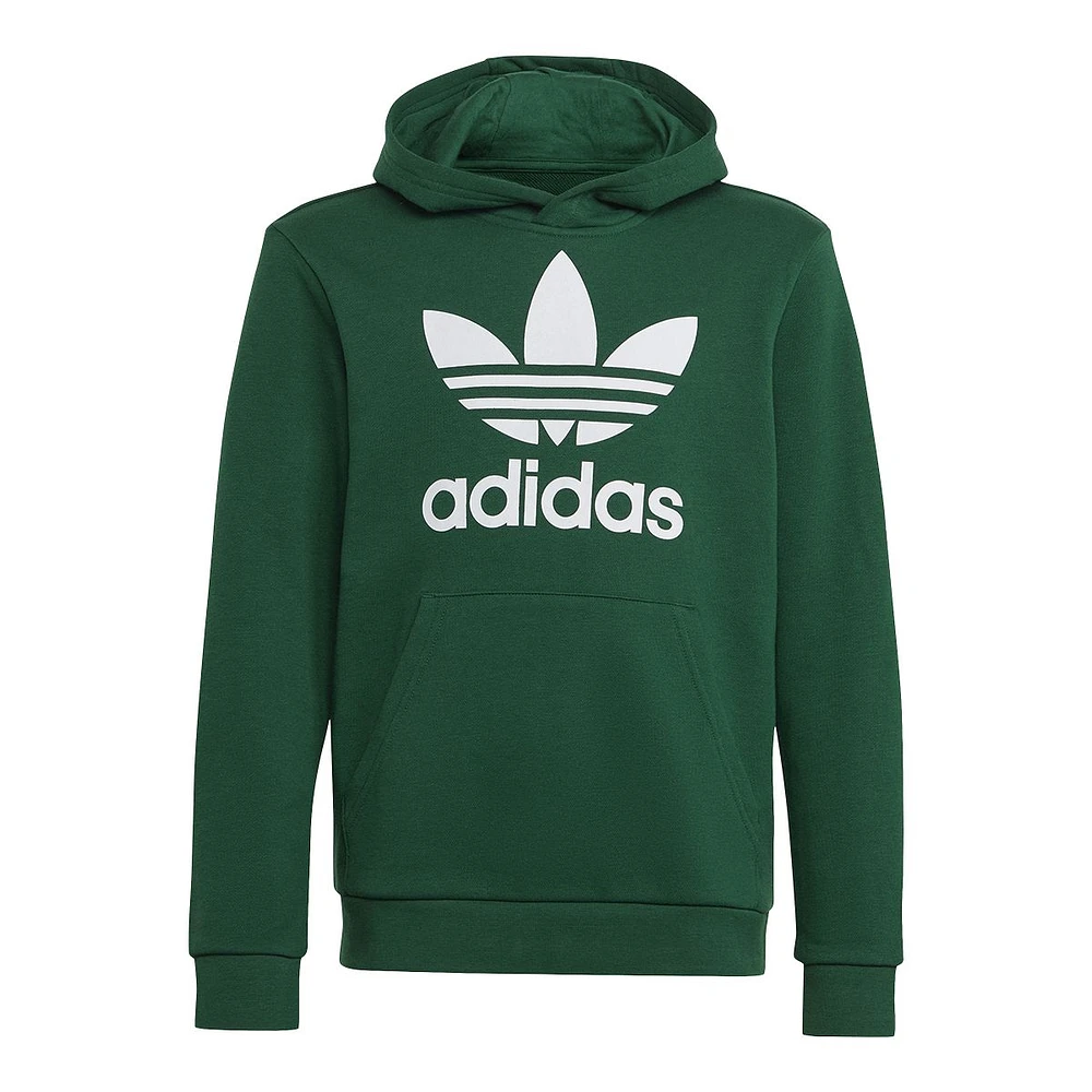 adidas Boys' Trefoil Hooded Sweatshirt