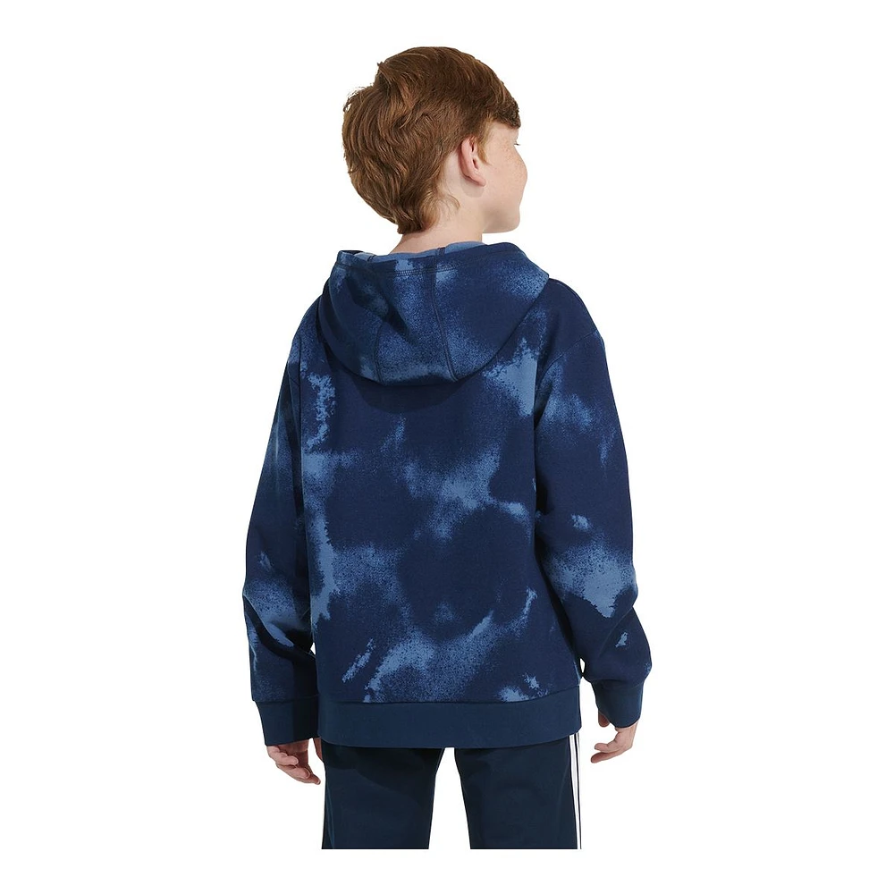 adidas Boys' All Over Print Fluidity Pullover Hoodie