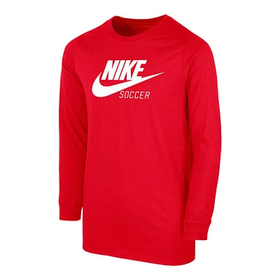 Nike Youth Soccer Core Cotton Long Sleeve T Shirt