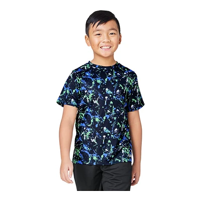 FWD Boys' All Over Print Tech T Shirt