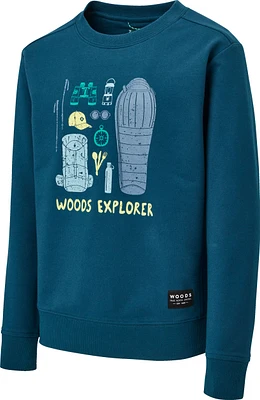 Woods Boys' Lawson Gear Lab Crew Top