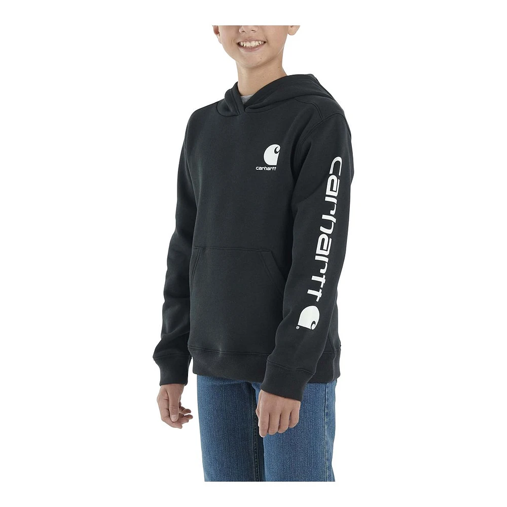 Carhartt Youth Unisex Logo Graphic Hoodie Sweatshirt