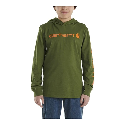 Carhartt Kids' Hooded Long Sleeve T Shirt