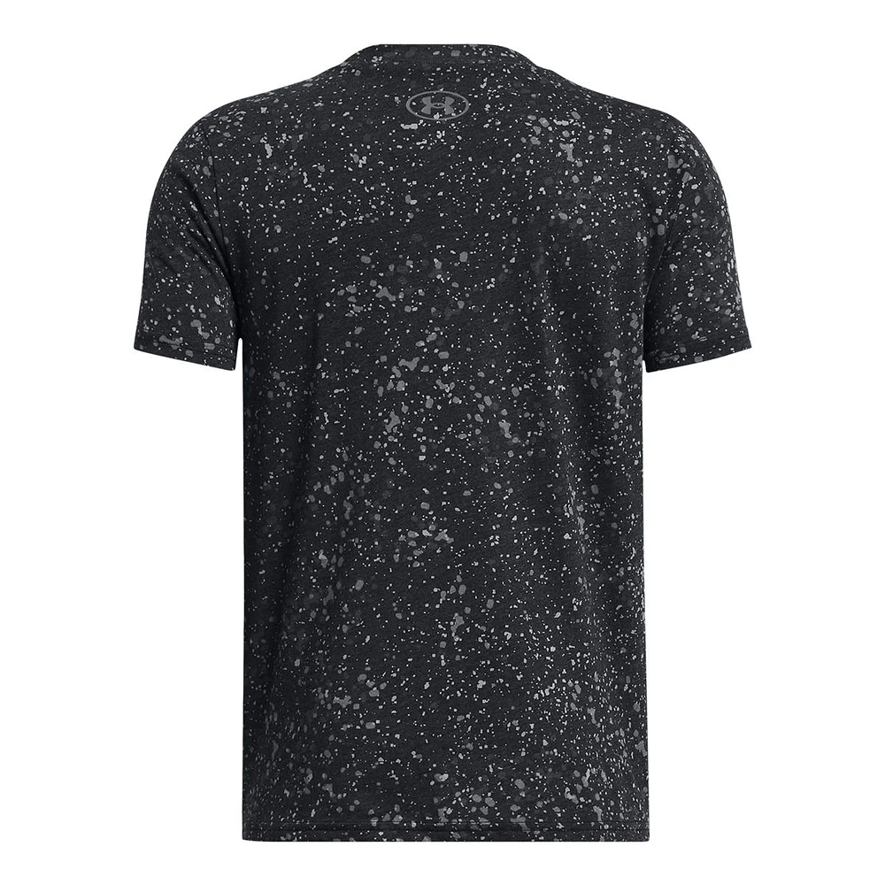 Under Armour Boys' Sporstyle Logo All Over Print T Shirt