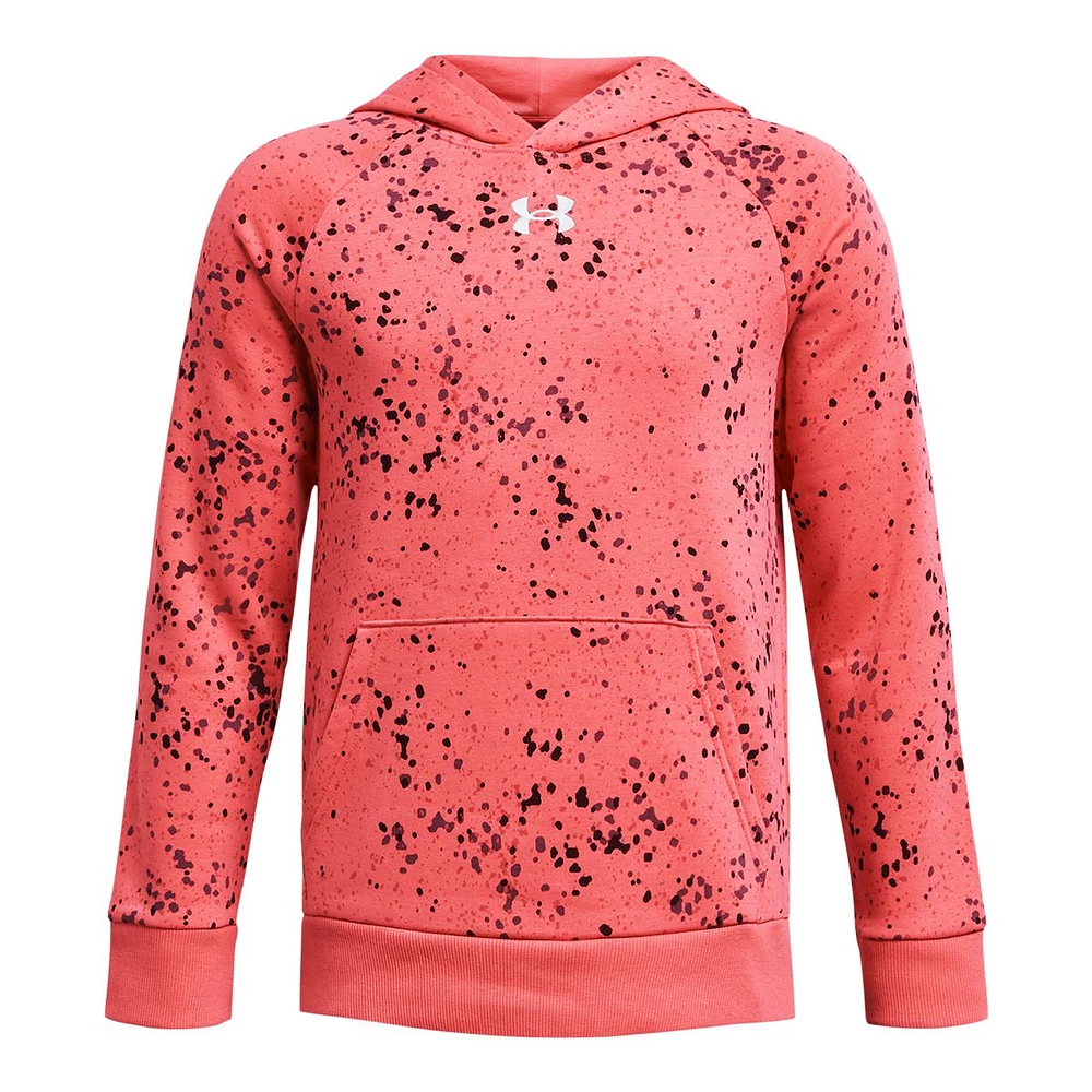 Under Armour Boys' Rival Fleece Printed Hoodie