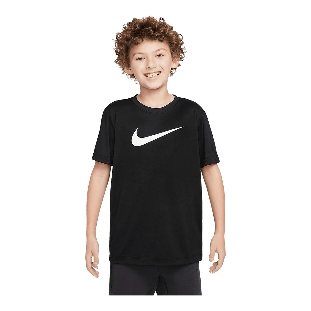 Nike Boys' Dri-FIT HBR Swoosh T Shirt