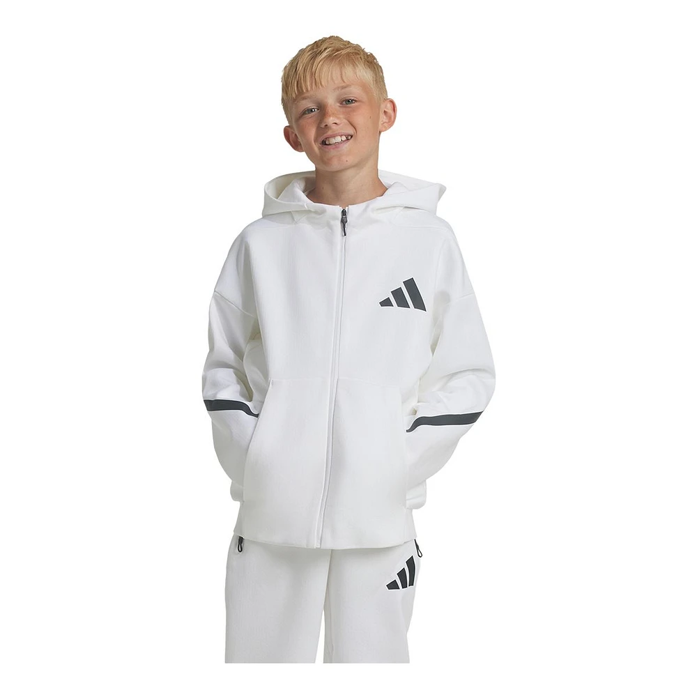 adidas Boys' Z.N.E. Full Zip Hooded Track Jacket