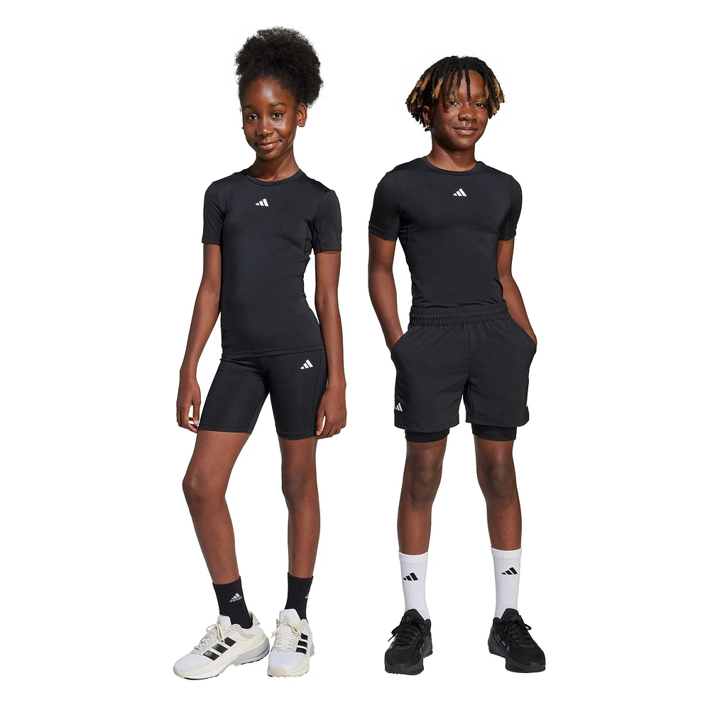 adidas Boys' Techfit French Terry Shorts