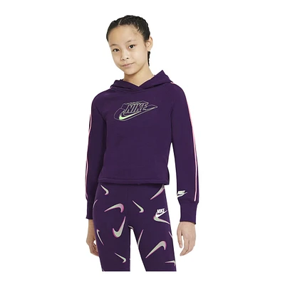 Nike Girls' Graphic Hoodie, Kids', Pullover, Kangaroo Pocket