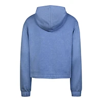 Converse Girls' Washed Hoodie, Kids', Pullover, Cotton, Kangaroo Pocket