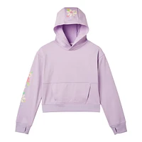 Fwd Girls' Flower Hoodie, Kids', Pullover, Moisture Wicking, Kangaroo Pocket