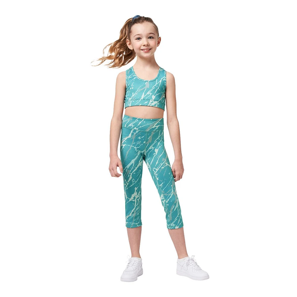 FWD Girls' Marble Reversible Bra