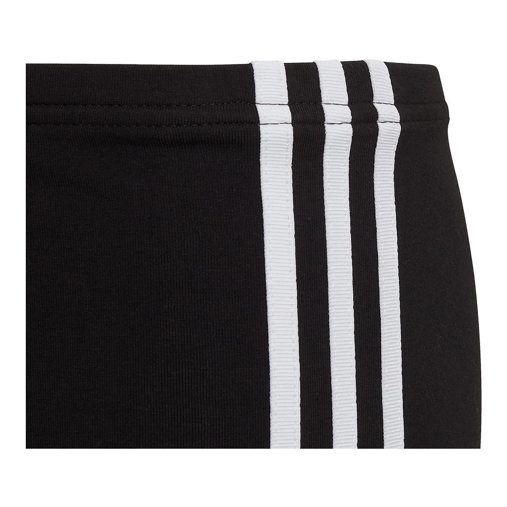 adidas Originals Girls' 3-Stripe Leggings, Kids', Cotton, Athletic, Training