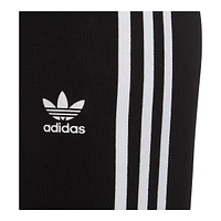 adidas Originals Girls' 3-Stripe Leggings, Kids', Cotton, Athletic, Training