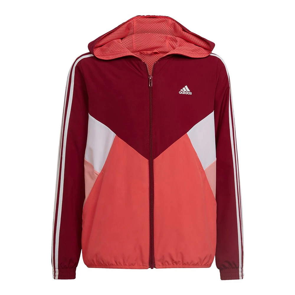 adidas Girls' Windbreaker Jacket