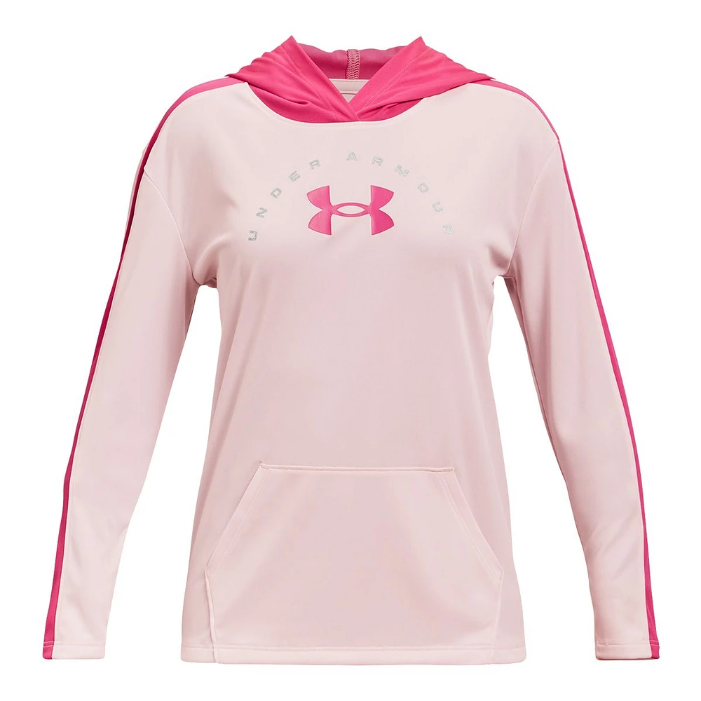 Under Armour Girls' Tech Graphic Long Sleeve Hoodie