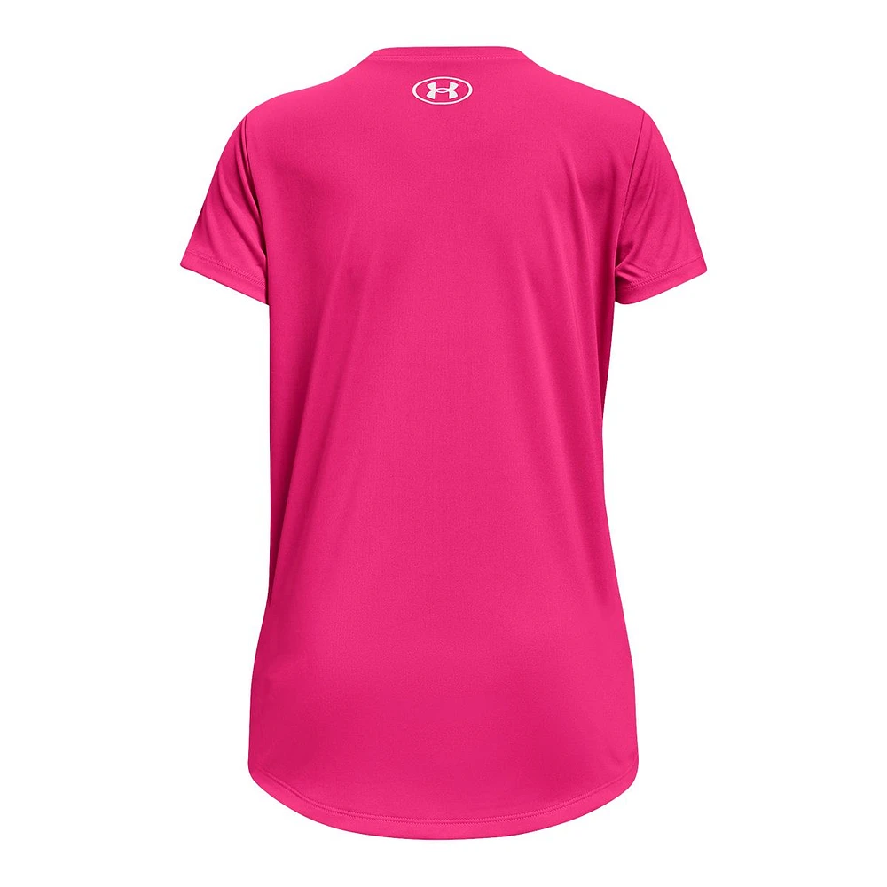 Under Armour Girls' Tech Big Logo Solid T Shirt