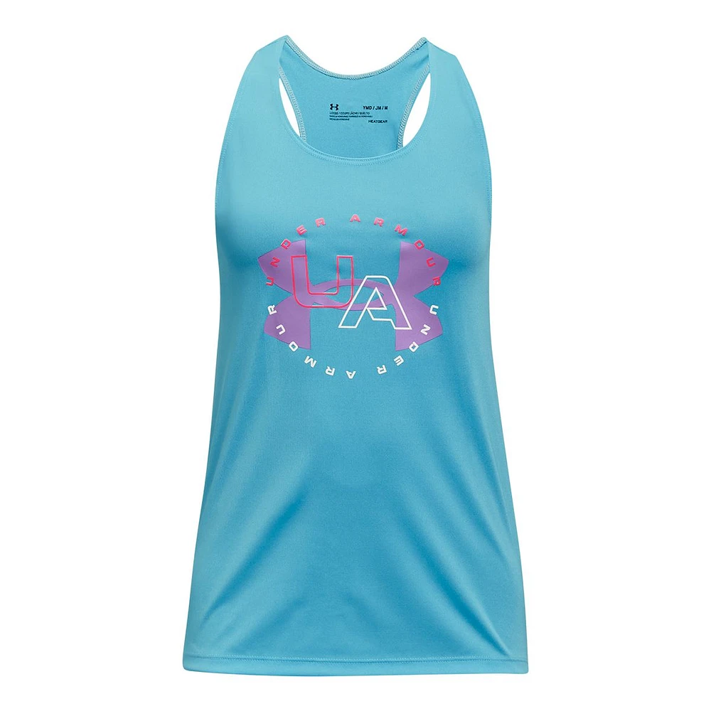 Under Armour Girls' Tech Big Logo Tank