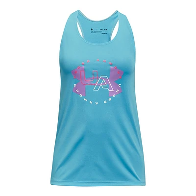 Under Armour Girls' Tech Big Logo Tank