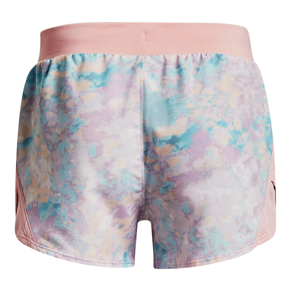 Under Armour Girls' Fly-By Printed Shorts