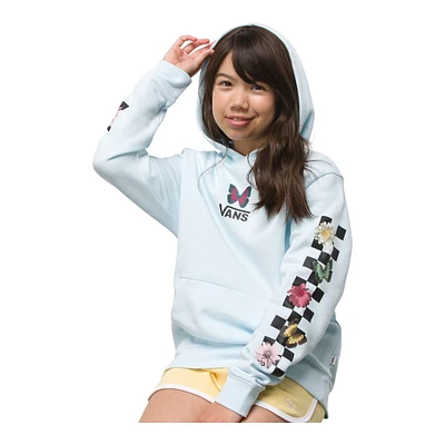 Vans Girls' Butterfly Hoodie, Kids', Pullover, Cotton, Kangaroo Pocket