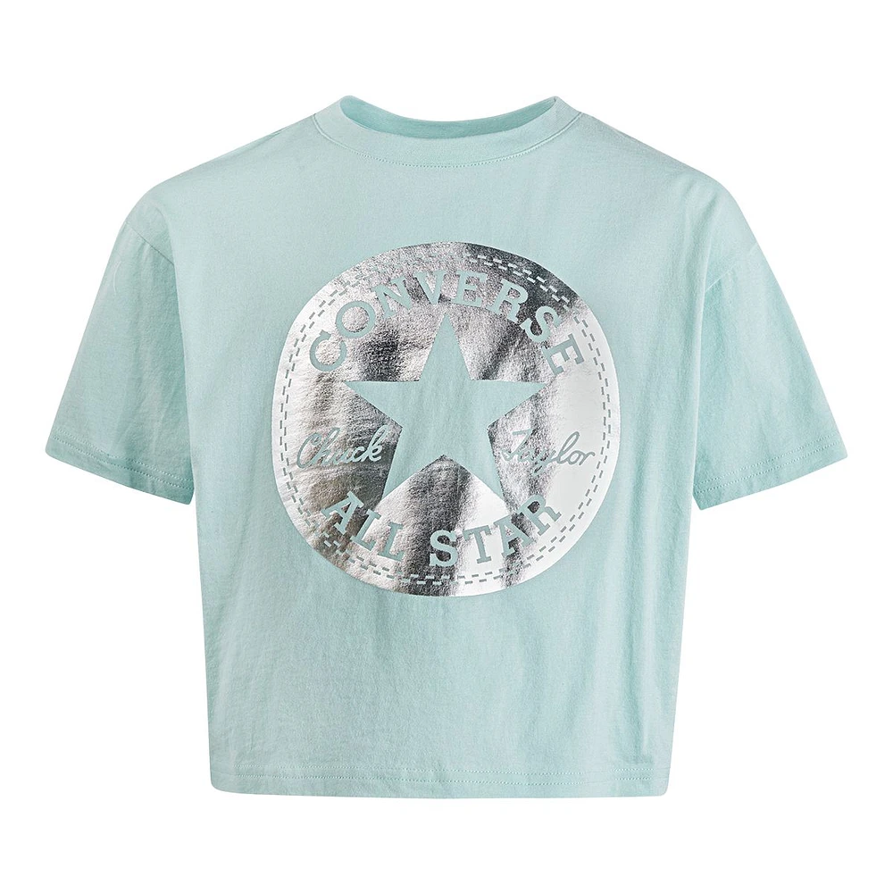 Converse Girls' Foil Boxy T Shirt