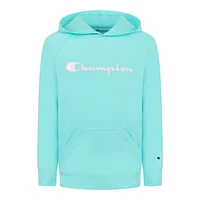 Champion Girls' Classic Script Hoodie