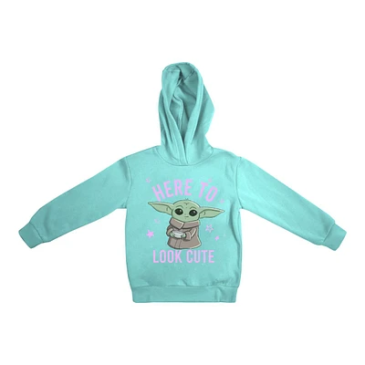 Character Girls' Mandalorian Hoodie, Kids', Pullover, Cotton