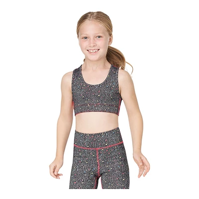 FWD Girls' Reversible Texture Sports Bra