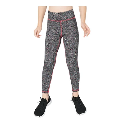 FWD Girls' Tonal Texture Reversible Leggings