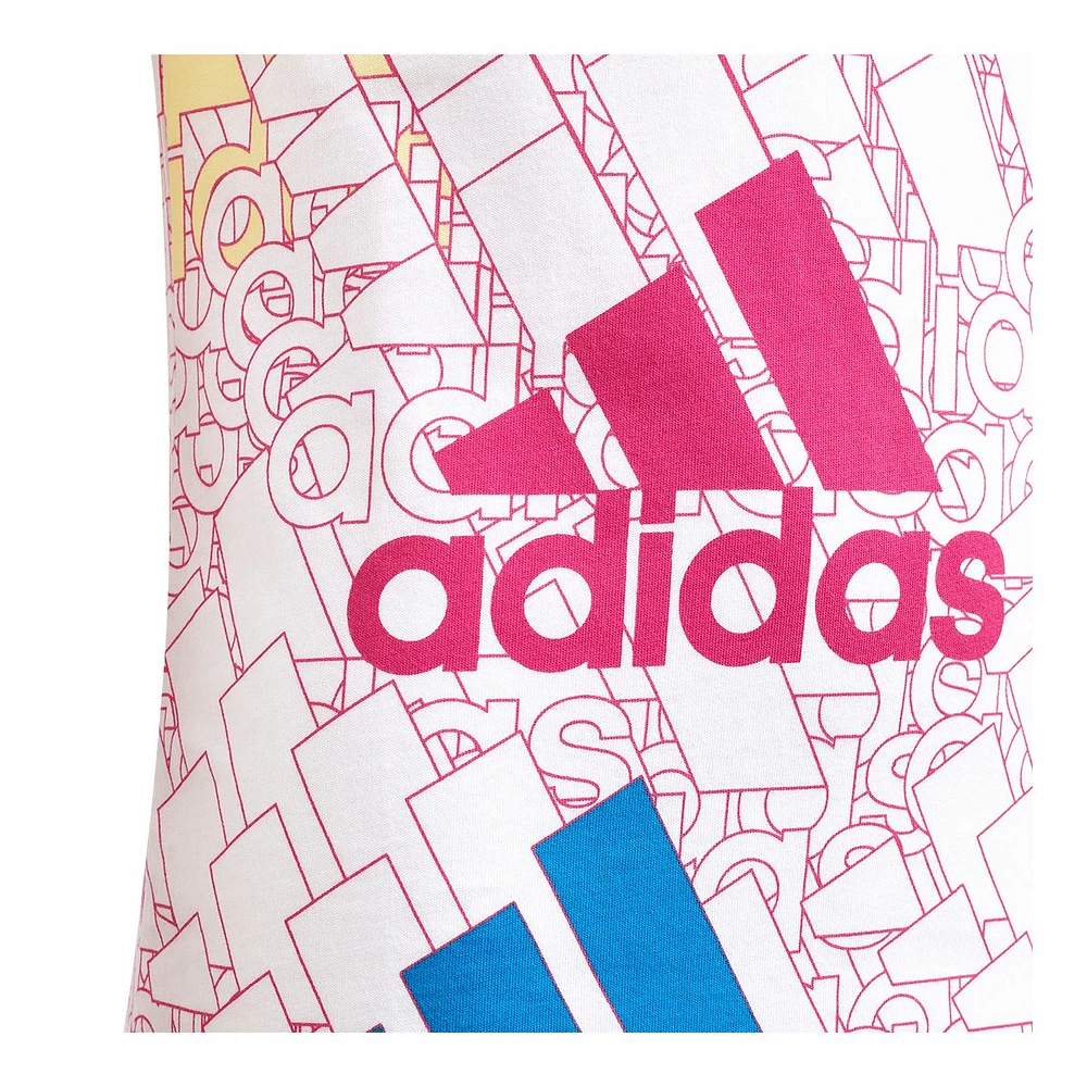 adidas Girls' Essential Big Logo T Shirt