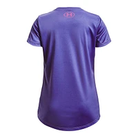 Under Armour Girls' Tech Big Logo Solid T Shirt