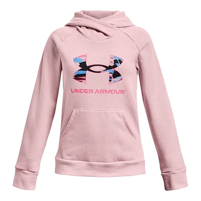 Under Armour Girls' Rival Fleece Logo Hoodie