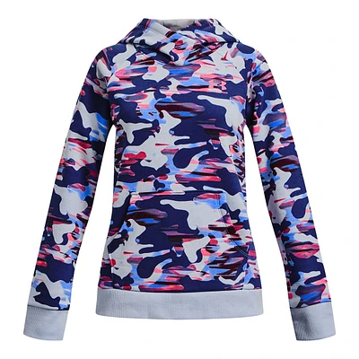 Under Armour Girls' Rival Fleece Printed Hoodie