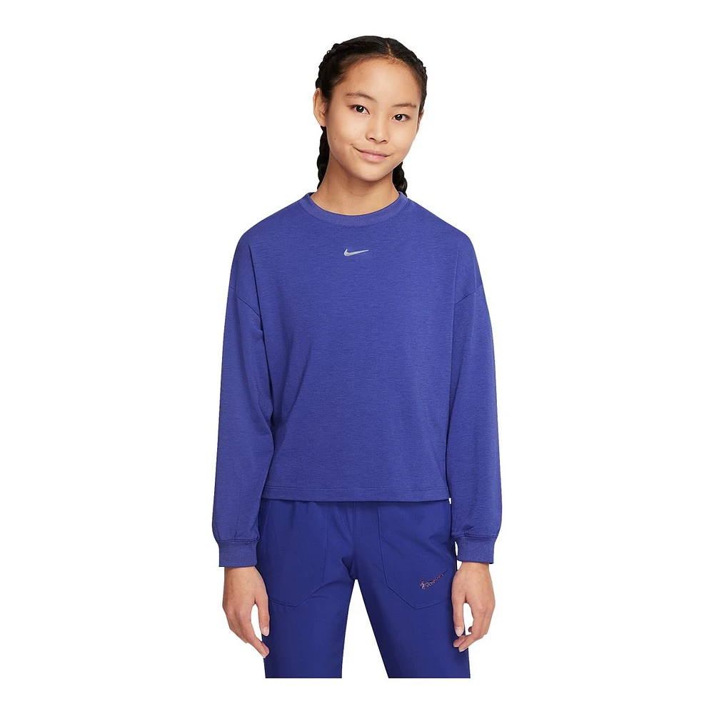 Nike Girls' Yoga Dri-FIT Top