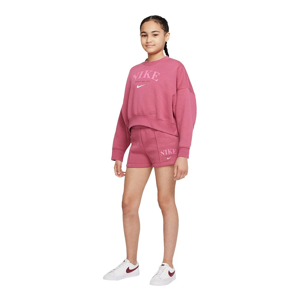 Nike Sportswear Girls' Trend Fleece Sweatshirt