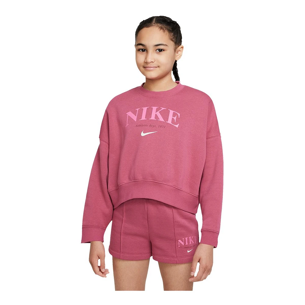 Nike Sportswear Girls' Trend Fleece Sweatshirt