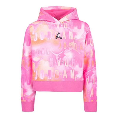 Jordan Girls' Jumpman All Over Print Hoodie