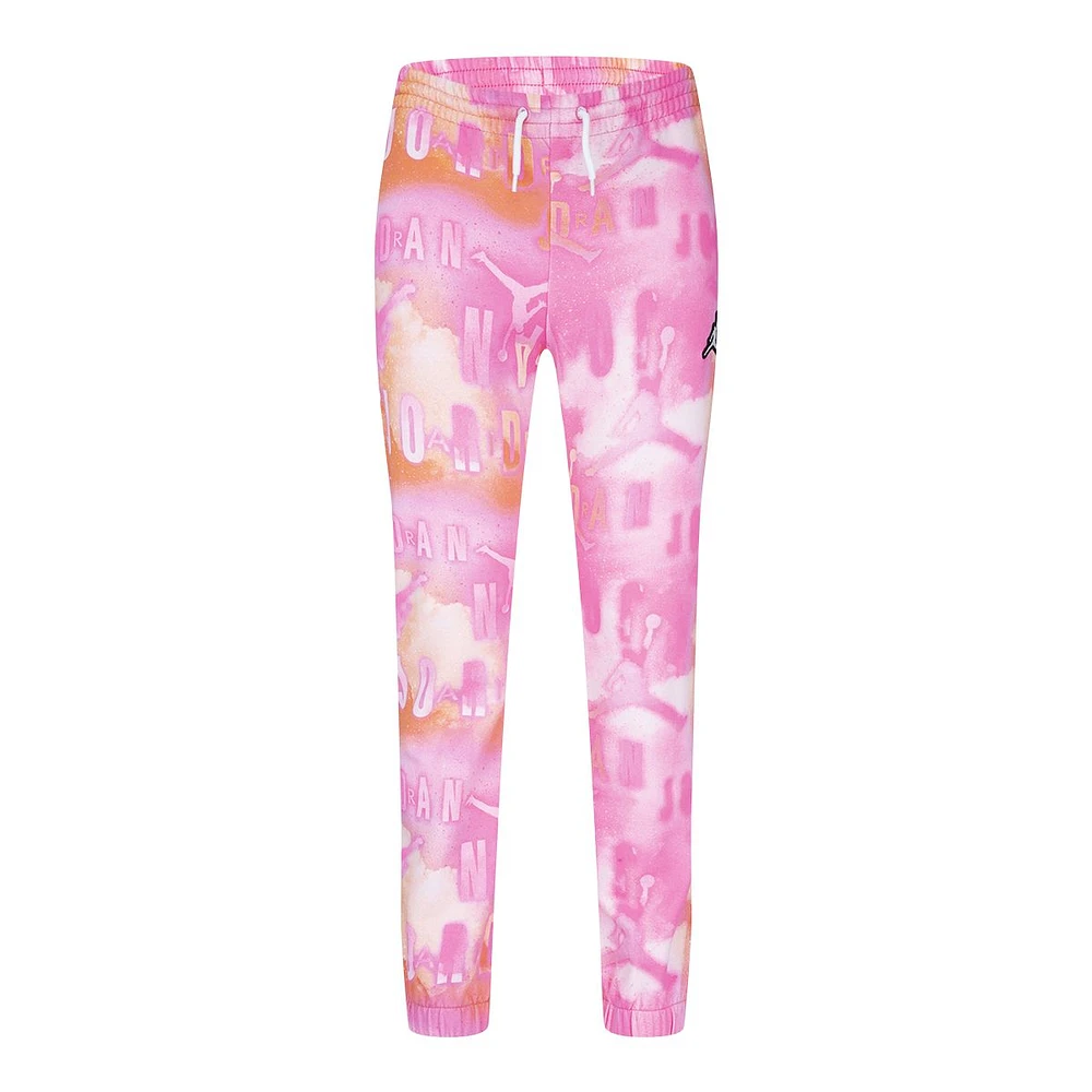 Jordan Girls' All Over Print Jogger Pants