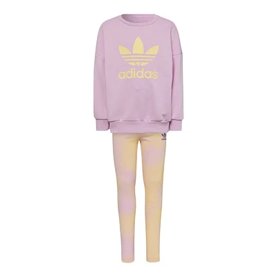 adidas Girl's Crew Tracksuit Set