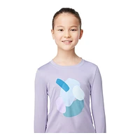 FWD Girls' Basic Graphic Long Sleeve T Shirt