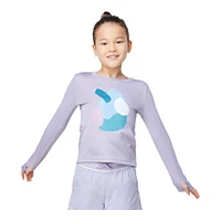 FWD Girls' Basic Graphic Long Sleeve T Shirt