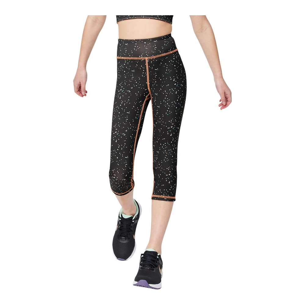 FWD Girls' Reversible Crop Leggings