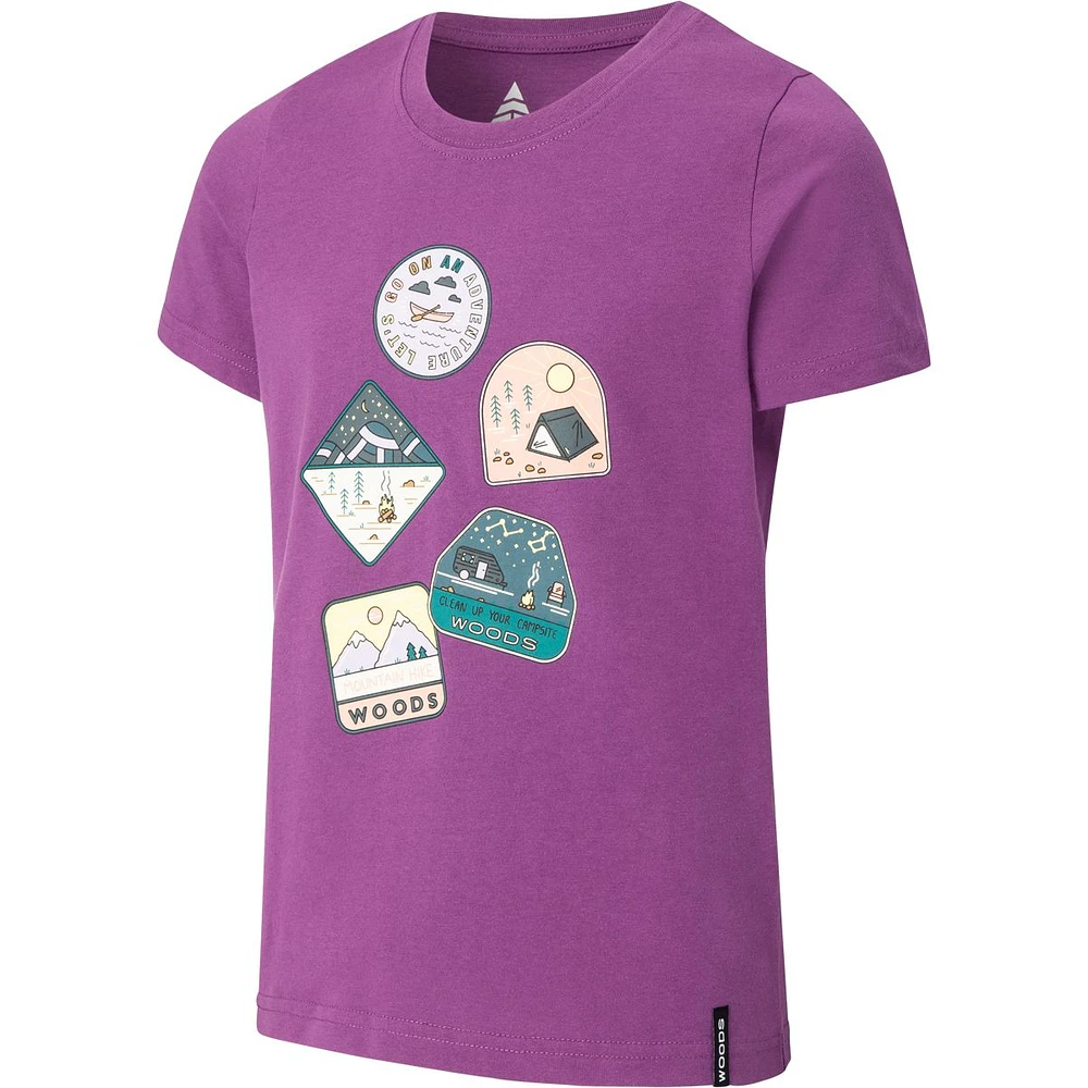 Woods Kids' Cayley Graphic Campfire T Shirt