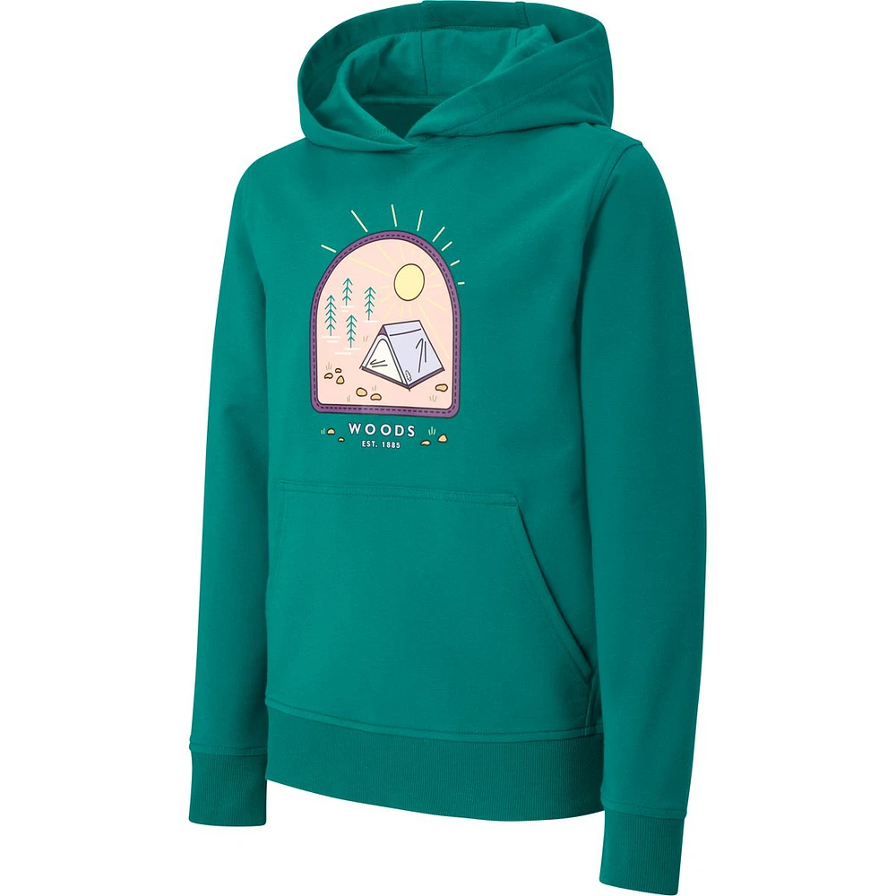 Woods™ Kids' Lawson Graphic Badge Hoodie