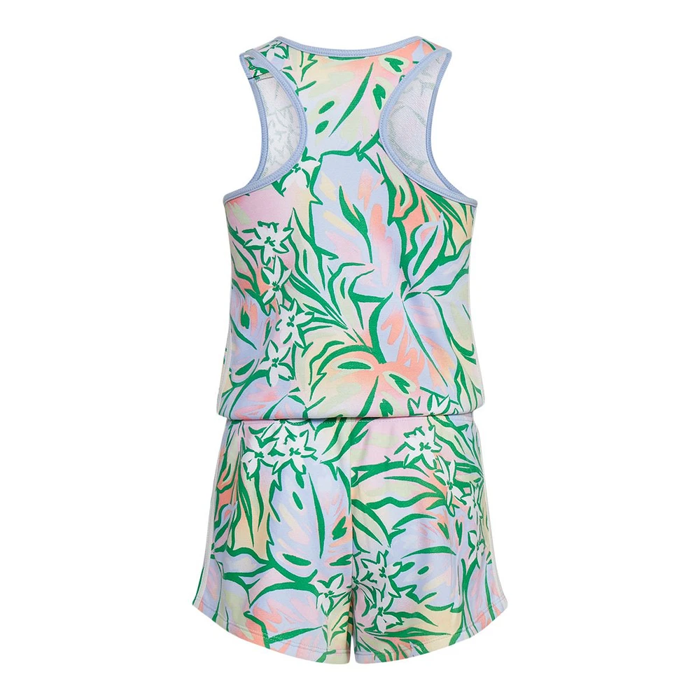 adidas Girls' All Over Print Tank Romper