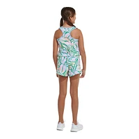 adidas Girls' All Over Print Tank Romper